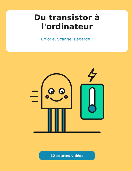 Couverture du livre « Du transistor à l’ordinateur »
