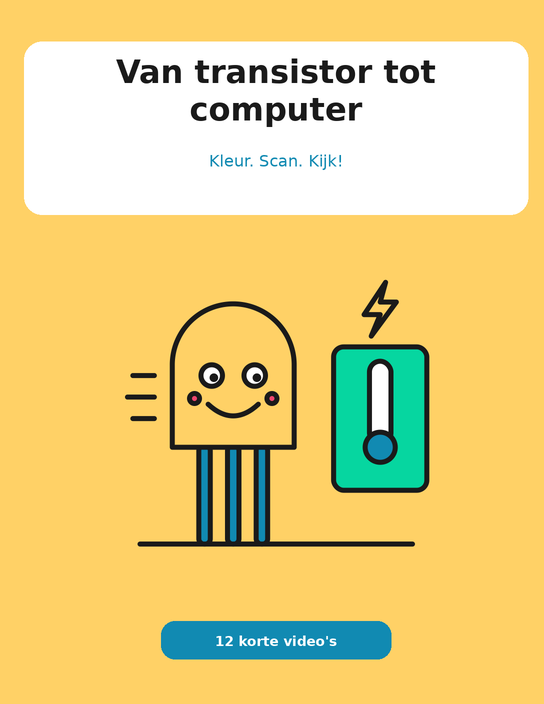 Voorkant van het boek “Van transistor tot computer”